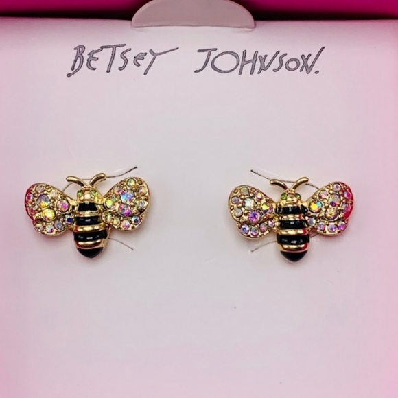 Betsey Johnson Jewelry - Betsey Johnson NWT  Bumble Bee Stud Earrings